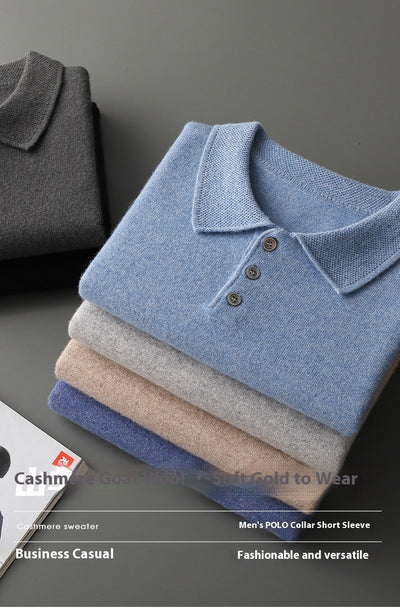 Polo Camiseta de Cachemira con Mangas a la Altura del Codo - Image 22