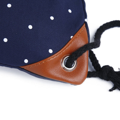 Bolsa de Lona con Lunares y Cordón Ajustable - Image 7