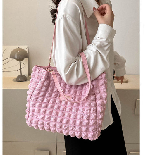 Bolso Tote Impermeable Acolchado para Mujer - Image 7