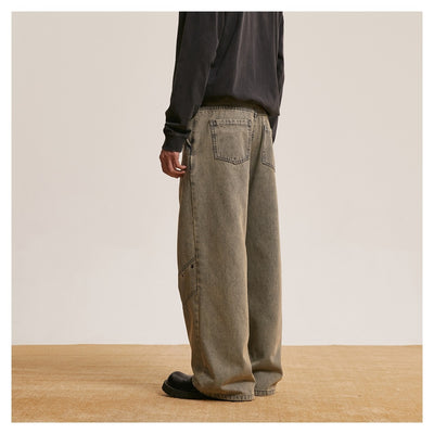 Pantalones Vaqueros Retro Lavados Baggy Straight para Hombre y Mujer - Image 18