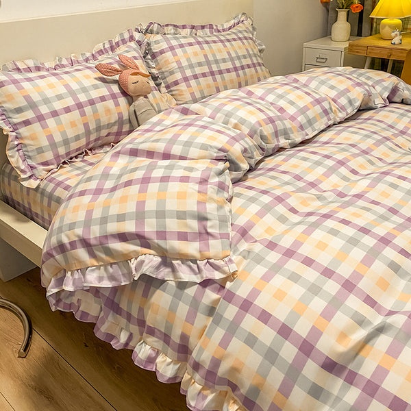 Juego de Cama Princesa 4 Piezas con Funda Nórdica Estampado Corazones - Image 2