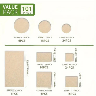 Protectores Adhesivos de Fieltro para Sillas - Anticolisión - Image 4