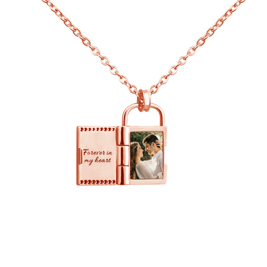 Dije Candado Personalizador con Foto y Letras de Colores - Image 9