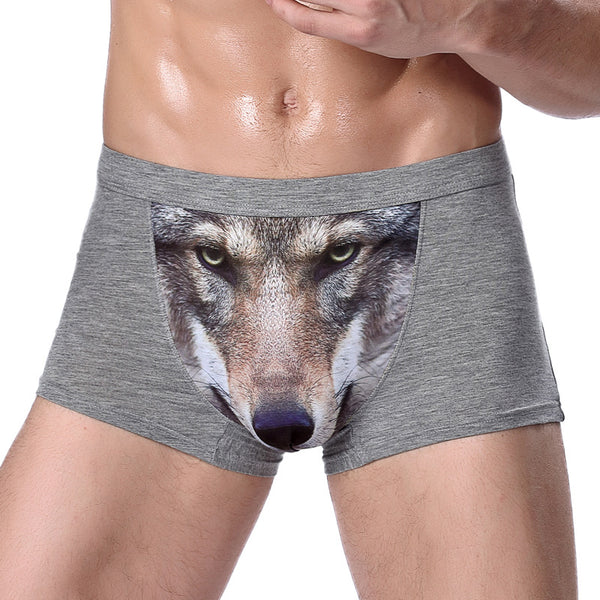 Bóxers Personalizados con Estampado Animal - Ropa Interior Sexy para Hombre