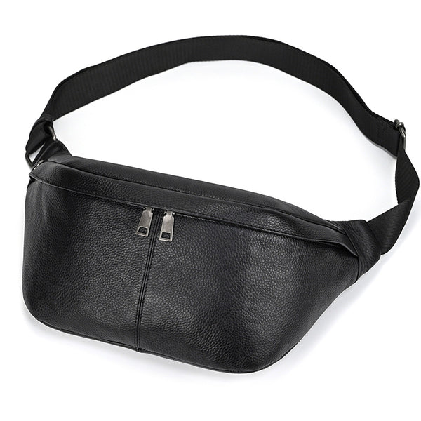 Bolsa de Pecho de Cuero Genuino para Hombre - Grande y Versátil - Image 6