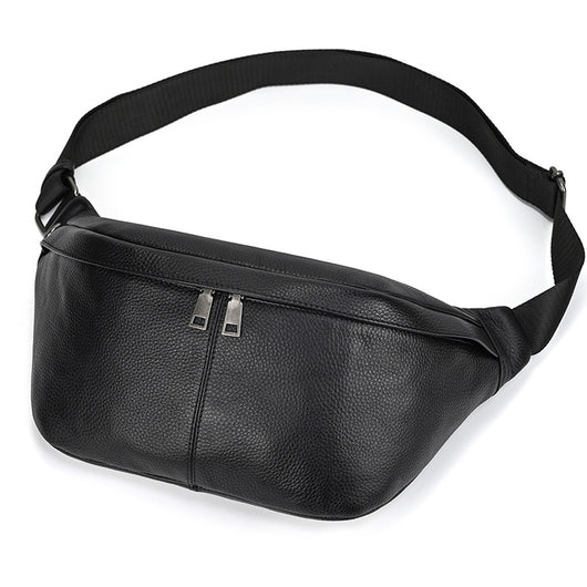 Bolsa de Pecho de Cuero Genuino para Hombre - Grande y Versátil - Image 6