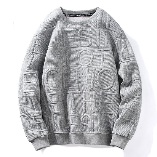 Blusa Casual Cuello Redondo Loose Tide para Hombre - Versátil y Cómoda - Image 12