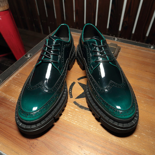 Zapatos de Cuero Genuino con Plataforma Elevadora para Hombre - Image 11