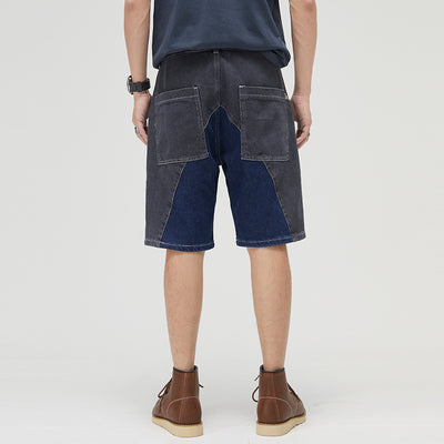 Shorts de Mezclilla con Parches para Hombre - Image 3