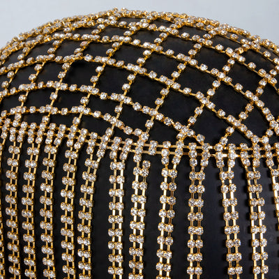 Diadema Larga con Flecos de Strass Personalizada - Cadena Decorativa para Cabello - Image 8
