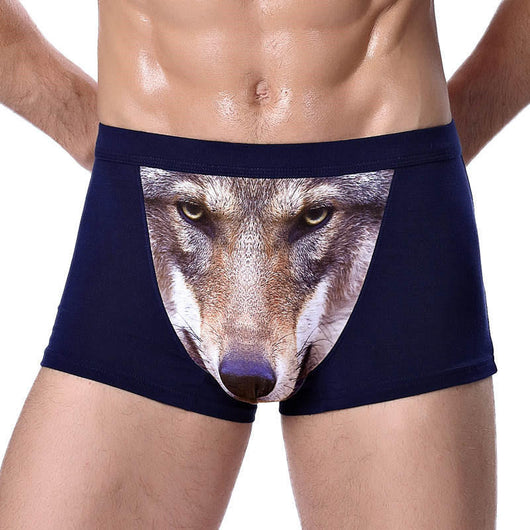 Bóxer para Hombre con Diseño de Lobo de Cuatro Cuernos - Image 8
