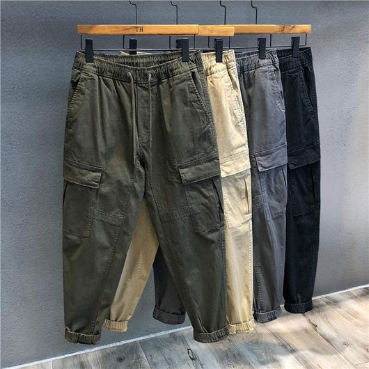 Pantalones Casuales Holgados para Trabajo Otoño Hombre - Image 9