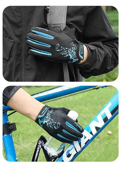 Guantes de Ciclismo de Montaña con Dedos Largos, Transpirables y Absorbentes de Impacto - Image 11