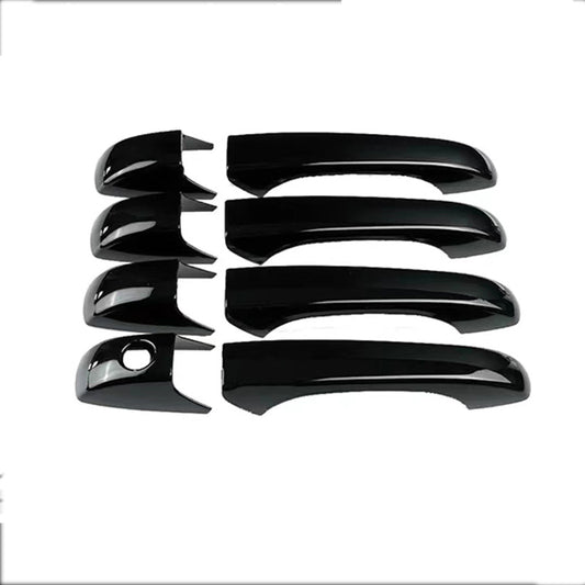 Manijas de Puerta de Auto Negro Brillante - Accesorios de Decoración - Image 2