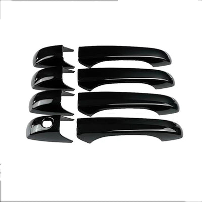 Manijas de Puerta de Auto Negro Brillante - Accesorios de Decoración - Image 2