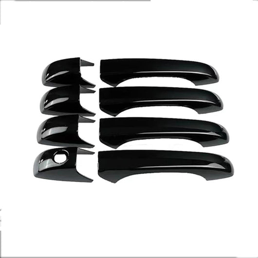Manijas de Puerta de Auto Negro Brillante - Accesorios de Decoración - Image 2