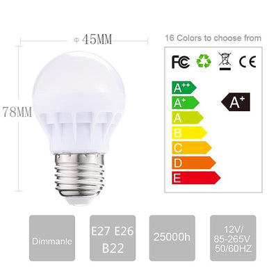 Foco LED RGB 3W Multicolor con Control Remoto - Image 12