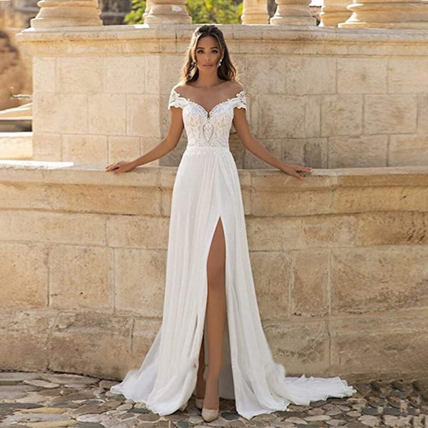 Vestido de Novia Tallas Grandes con Apliques de Moda
