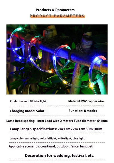 Cadena de Luces LED Solares para Patio y Jardín - Image 15