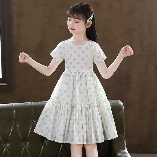 Vestido Floral de Algodón para Niñas - Diseño Moderno y Cómodo - Image 5