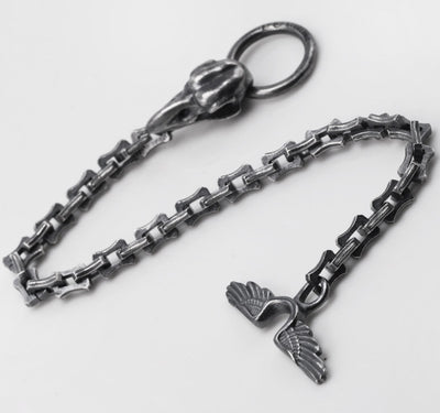 Pulsera Vintage Cabeza de Cuervo en Plata - Diseño Keel - Image 10