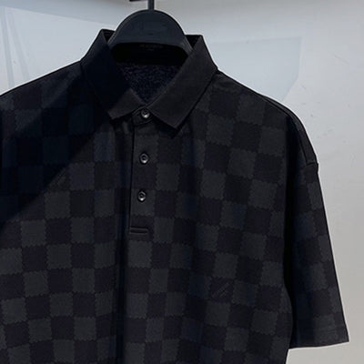 Playera de Pareja Estilo Hong Kong con Estampado Casual Verano Negro - Image 14