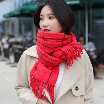 Chal de Invierno Tipo Cachemira para Mujer - Versátil y Abrigador - Image 3