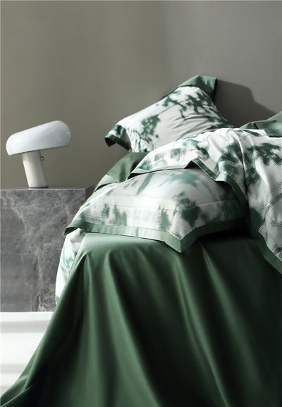 Juego de Cama Jacquard Algodón Puro Estilo Retro Americano 4 Piezas - Image 36
