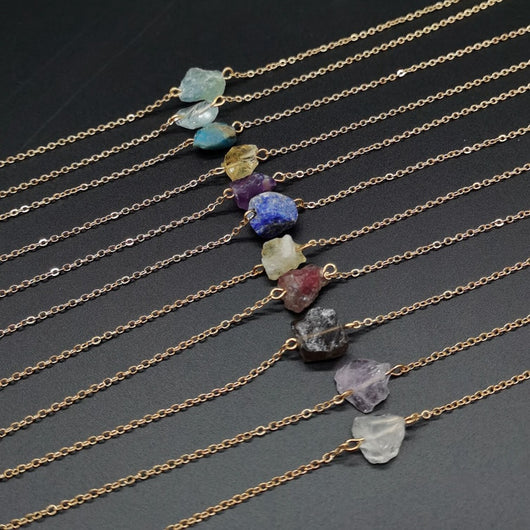 Collar Colgante de Cristal Natural en Piedra Bruta - Image 24