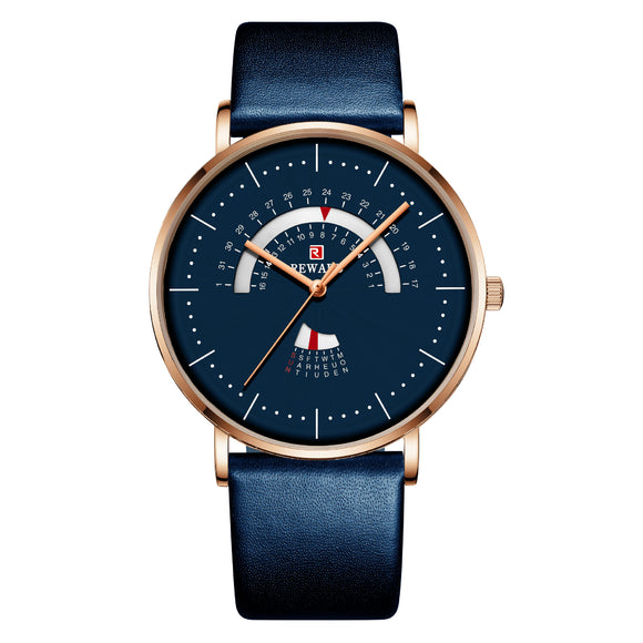 Reloj de Hombre Lujo Malla Acero Inoxidable Resistente al Agua con Calendario