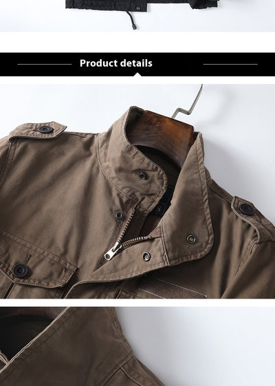 Chaqueta Casual Suelta con Cierre para Hombre - Image 13