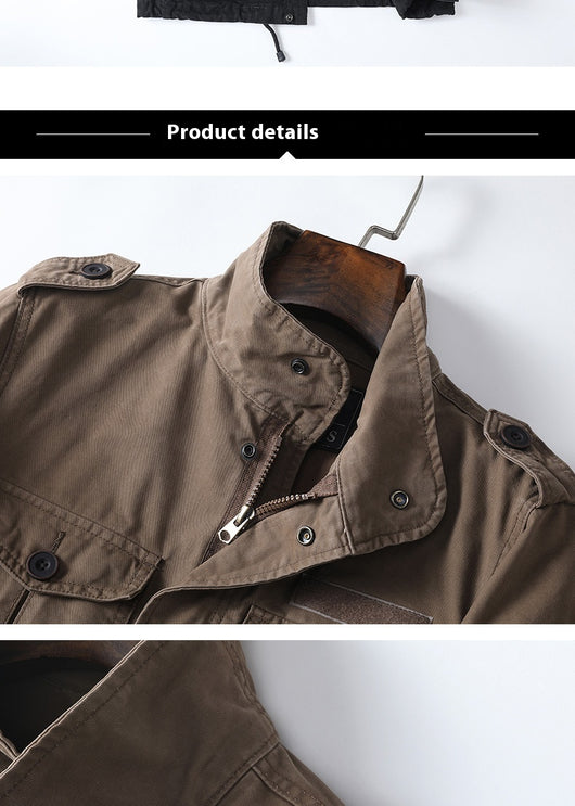 Chaqueta Casual Suelta con Cierre para Hombre - Image 13
