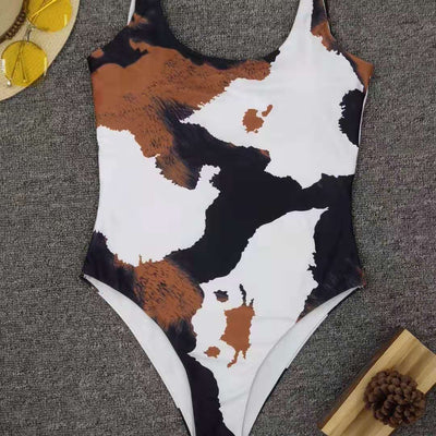 Bikini Estampado con Corte Asimétrico - Diseño Personalidad Mujer - Image 12