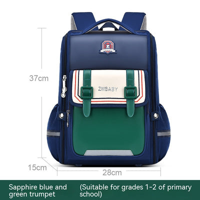 Mochila Escolar Infantil Ligera con Protección de Columna Abierta - Image 3
