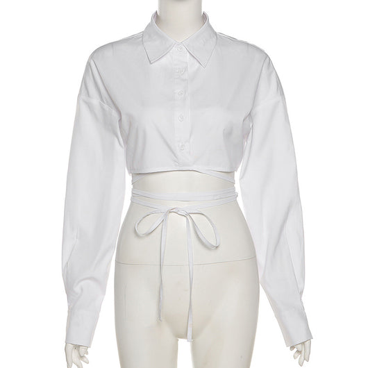 Blusa de Manga Larga Tendencia Otoño Europa y Estados Unidos - Image 7