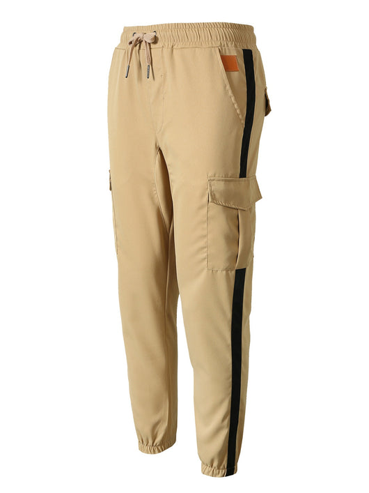 Pantalones Deportivos Casuales de Corte Recto con Costuras Otoñales - Image 9