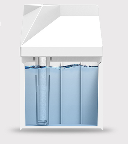 Pink milk carton shaped humidifier with a white label, featuring "Milkbox Humidifier" text and a bcase logo. - Image 14