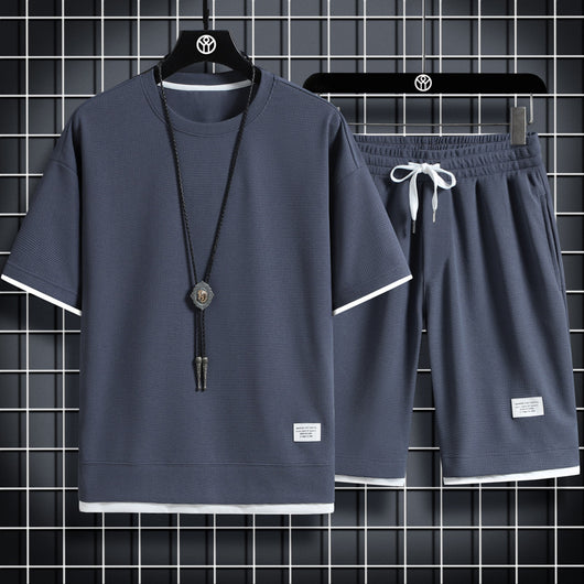 Conjunto Deportivo de Verano para Hombre - Camiseta y Pantalones Casuales - Image 3