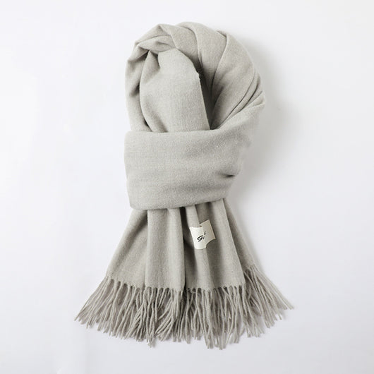 Pashmina Elegante con Borlas - Abrigo Artificial Cashmere Suave y Cálido - Image 32