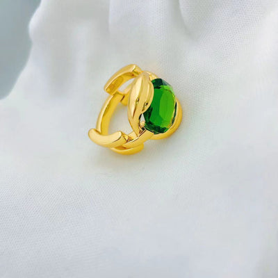 Anillo Vintage Esmeralda y Oro - Personalidad Única - Image 2