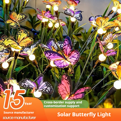 Lámpara Solar de Jardín Luciérnagas y Mariposas de Colores - Image 8