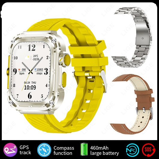 Reloj Inteligente Deportivo de Pantalla Grande con Monitor de Salud - Image 6