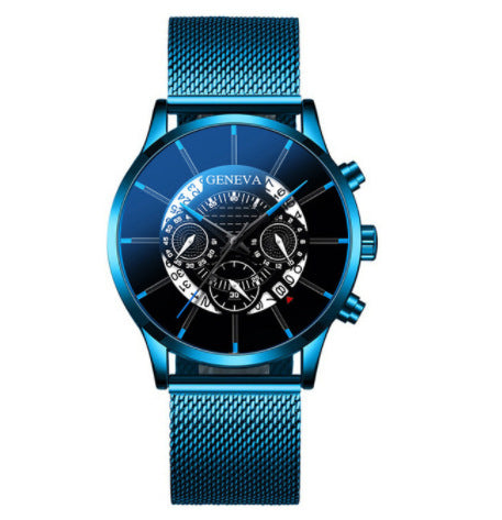 Reloj de Cuarzo para Hombre con Banda de Acero Inoxidable y Calendario - Image 19