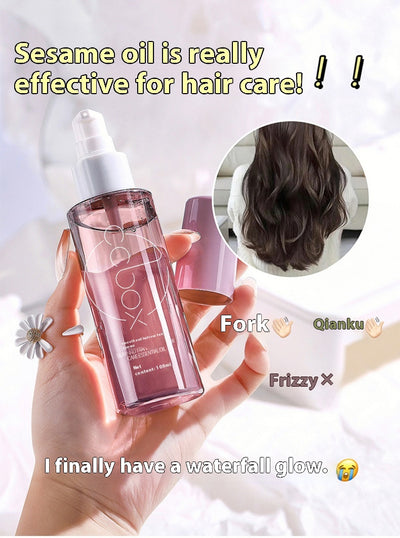 Aceite Esencial Reparador sin Enjuague para Cabello Seco y Encrespado - Image 9