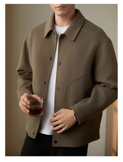 Abrigo de Lana Doble Faz para Hombre 100% Lana Premium - Image 20