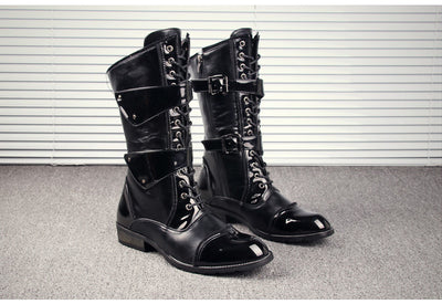 Bota Alta Hombre Estilo Coreano Moderno y Exclusivo - Image 8