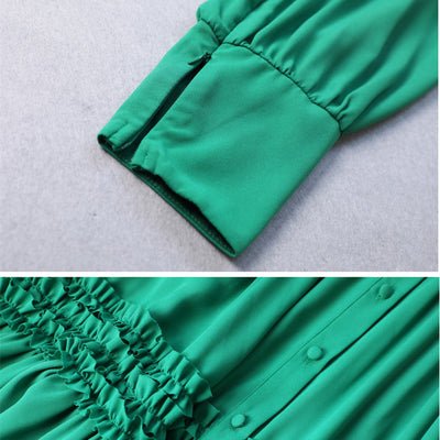 Vestido Camisa Elegante de Manga Larga para Mujer - Image 6