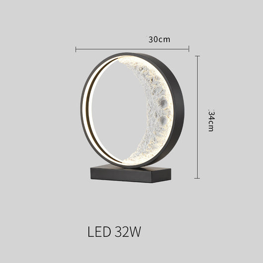 Lámpara de Mesa Nórdica Diseño Luna Creciente para Dormitorio - Image 4