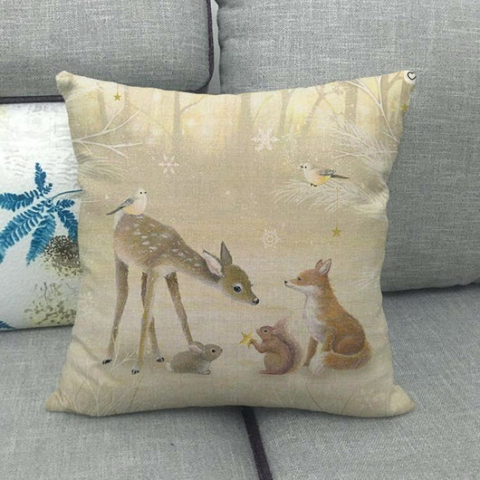 Funda de Almohada de Lino Colección Año Nuevo Navidad - Image 9
