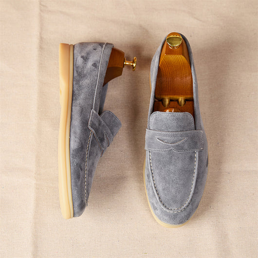 Mocasines de Ante para Hombre con Punta Redonda - Image 4